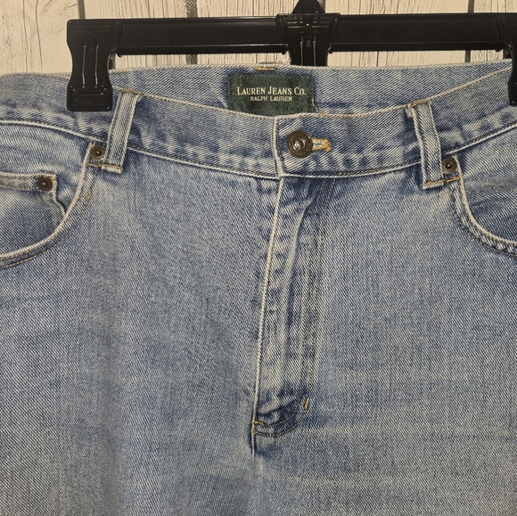 VTG LRL Ralph Lauren Jeans Denim Women’s Sz 12 Blue Bootcut High Rise 31” Inseam - Picture 2 of 12